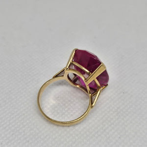 Bague en Or Jaune 18K Taille-54