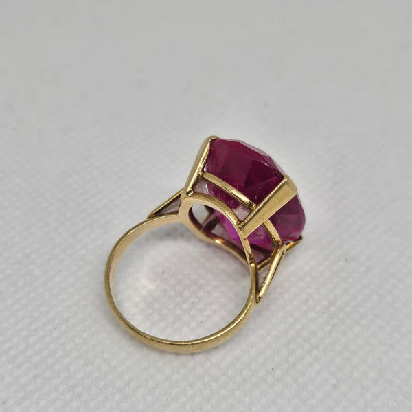 Bague en Or Jaune 18K Taille-54