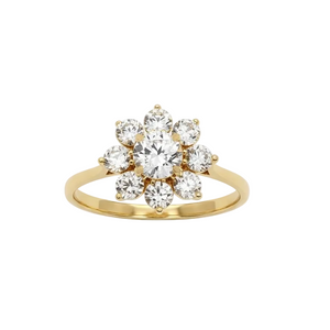 Bagues en Or jaune 18K - 2.26G - Taille 57