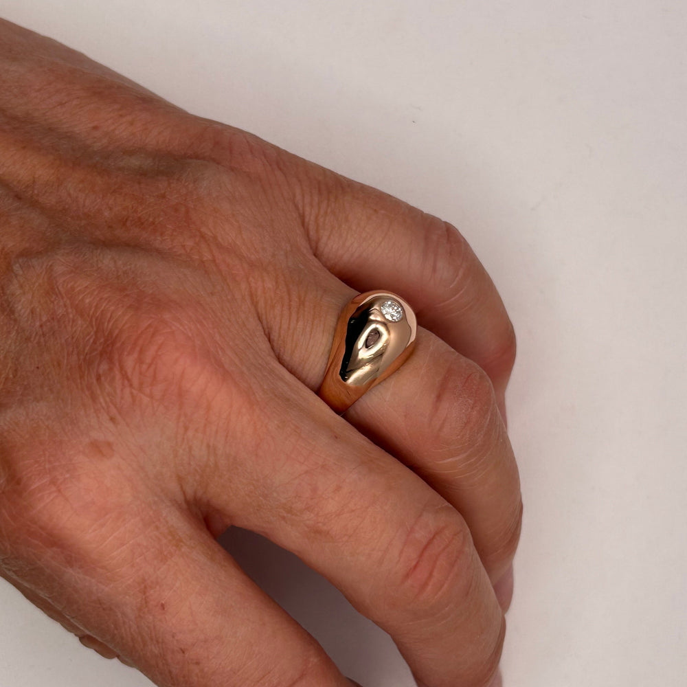 Jonc en Or Jaune 18K Taille-51/52