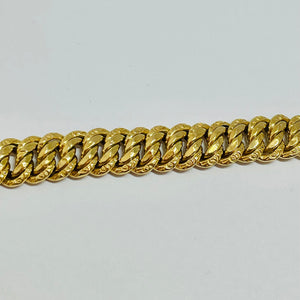 Bracelet en or jaune 18k - 13.30 G