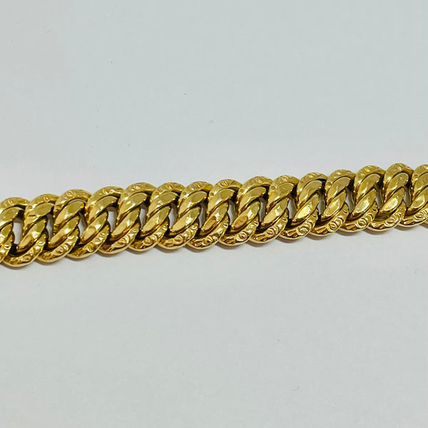 Bracelet en or jaune 18k - 13.30 G