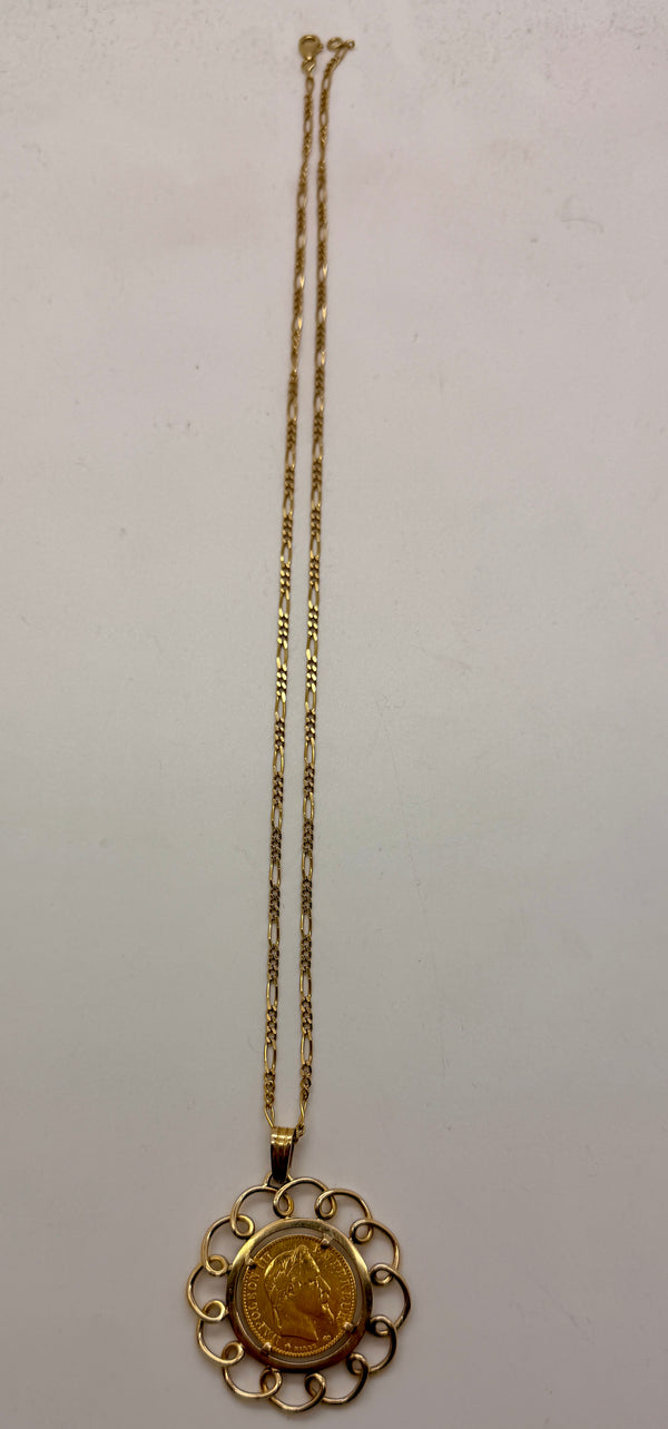 Collier en  Or Jaune 18 Carats 16.30 Grs