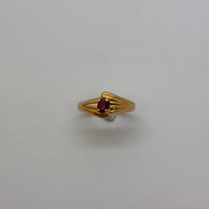 Bague en Or Jaune 18 Carats Taille-50.5