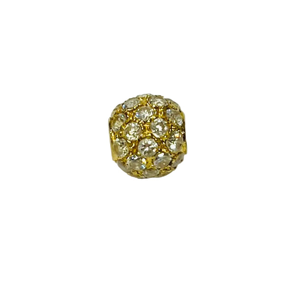 Pendentif Boule Or 18 Carats avec Zirconium