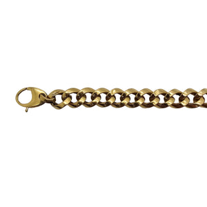 Bracelet Or Jaune Gourmette 18k - 14.07 G