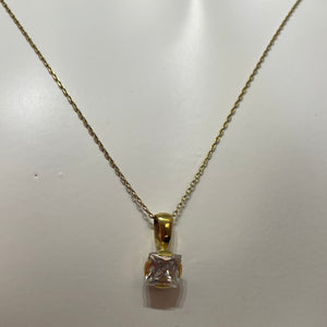 Solitaire Or Jaune 18 Carats Poids - 0.8 Grs