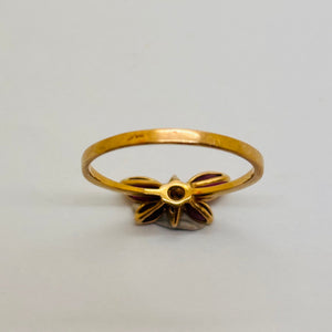 Bague en or jaune 18K Taille-57
