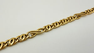 Bracelet Gourmette Or Jaune 18K 5.28 Grs