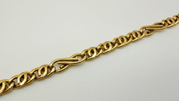 Bracelet Gourmette Or Jaune 18K 5.28 Grs