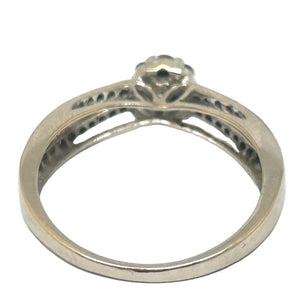 Solitaire Diamant Blanc 18 Carats avec Certificat