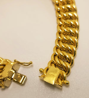 Bracelet Maille Royale Or Jaune 18 Carats
