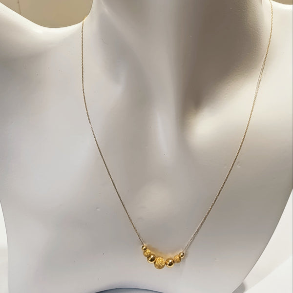Collier en Or Jaune 18 Carats Maille Fine