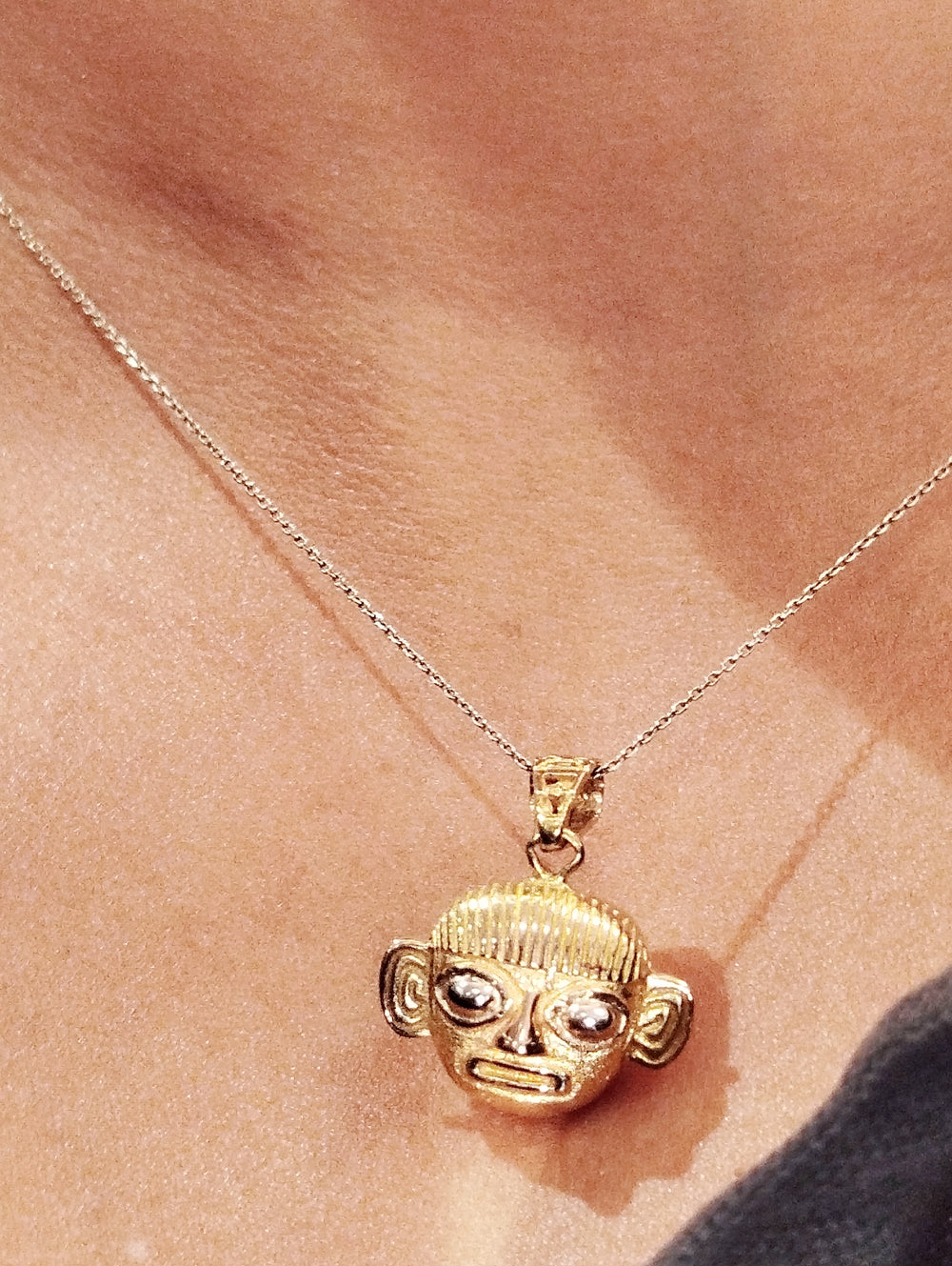 Pendentif 18K Maya en Or Jaune -  6.36 G