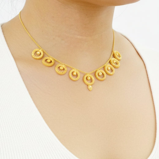 Collier Princesse en Or Jaune 21k - 10.02 G