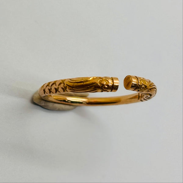 Bague en Or Jaune 18K Taille-51