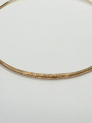 Collier jonc en or jaune 18k 25.83 Grs