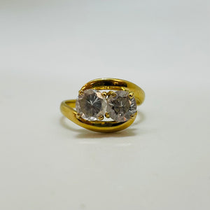 Bague en Or Jaune 18K Taille-52
