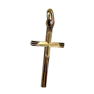 Pendentif Croix en Or Jaune 18K