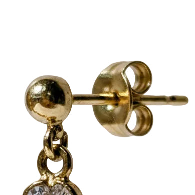 Boucles d'oreilles Pendantes en Or Jaune 18K