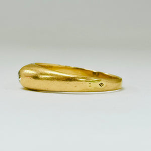 Solitaire en Or Jaune 18K 59-Taille