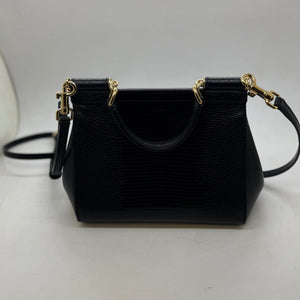 Sac à main Dolce Gabbana Sicily en cuir noir
