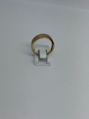 Bague en Or Jaune 18K - 3.89 Grs - Taille 57