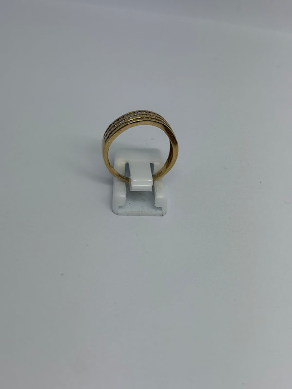Bague en Or Jaune 18K - 3.89 Grs - Taille 57