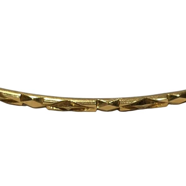 Bracelet Jonc Or Jaune 22K 5.69G