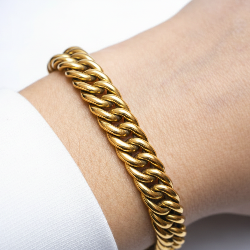 Bracelet en or jaune 18k - 15.06 G