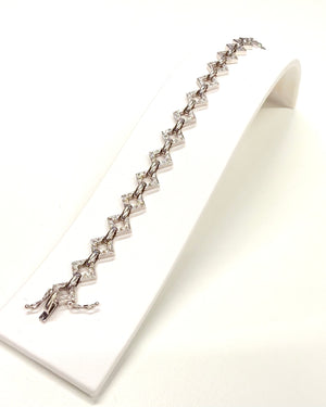 Bracelet en or blanc 18 K - 16.44 G