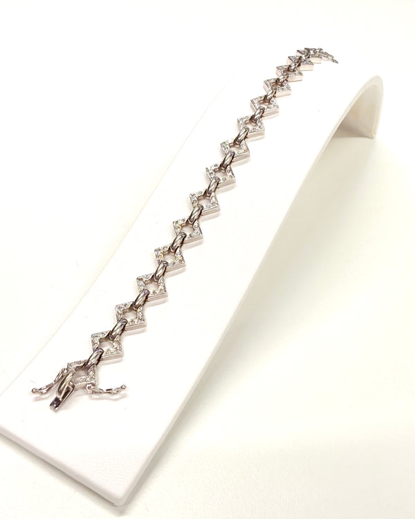 Bracelet en or blanc 18 K - 16.44 G