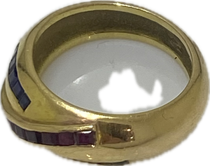 Bague en Or jaune 18K - Taille 56
