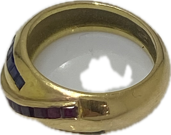 Bague en Or jaune 18K - Taille 56