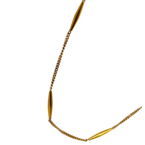 Collier Chaine Or Jaune 18 Carats Fantaisie