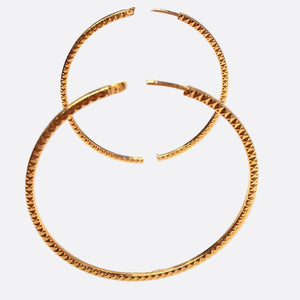 Créoles en Or Jaune 18K - 1.95g