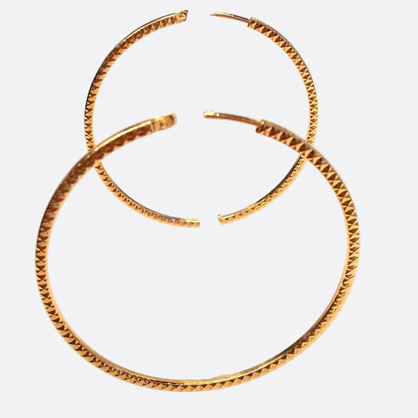 Créoles en Or Jaune 18K - 1.95g