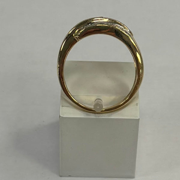 Bague Or Jaune 18 Carats avec Diamants