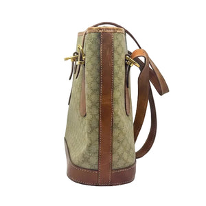 Vintage Celine Cabas en cuir beige