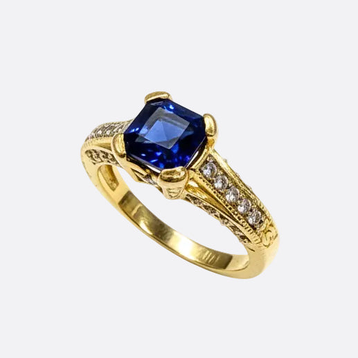 Bague Or en Jaune 18k - 5.14 G