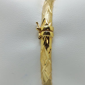 Bracelet Jonc en Or Jaune 18K 8.24 Grs