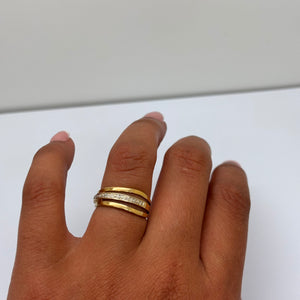 Bague en or jaune 18 carats Taille-52