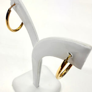 Boucles d'oreilles créoles en Or jaune 18K - 1.57G