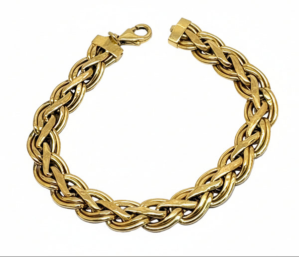 Bracelet Maillé en Or Jaune 18k - 10.65 G