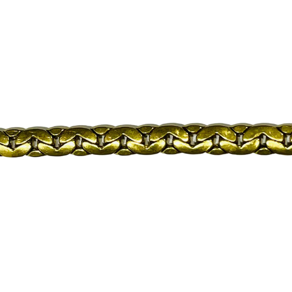 Bracelet Maillon en Or Jaune 18K -  19cm - 6.11gr