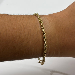 Bracelet maillon en or jaune 18K