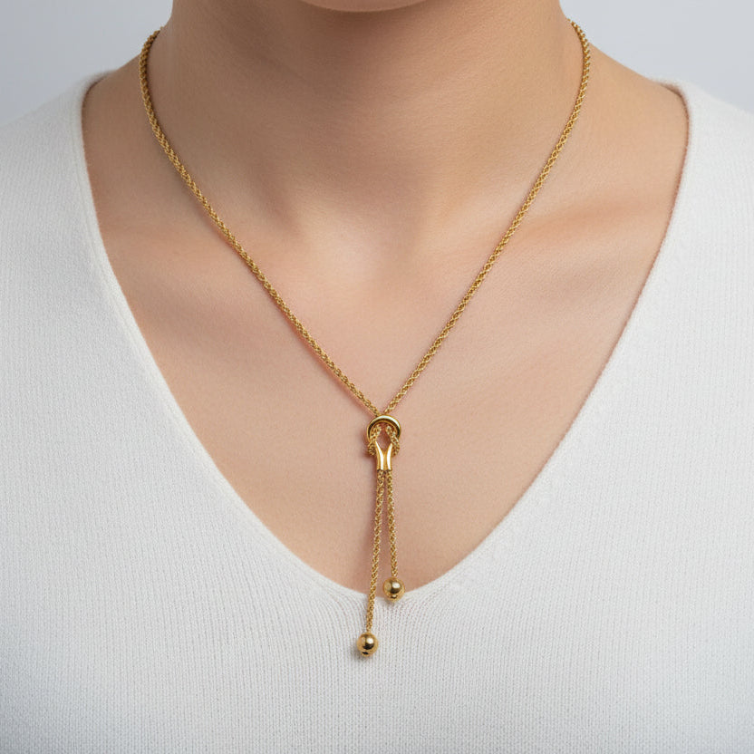 Collier Princesse en Or Jaune 18K - 7.39G