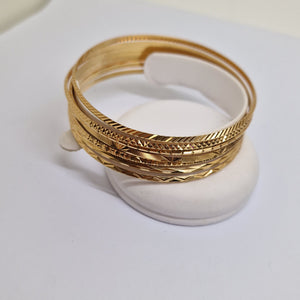 Bracelet Jonc Semainier en Or Rose 18K 44.56 Grs
