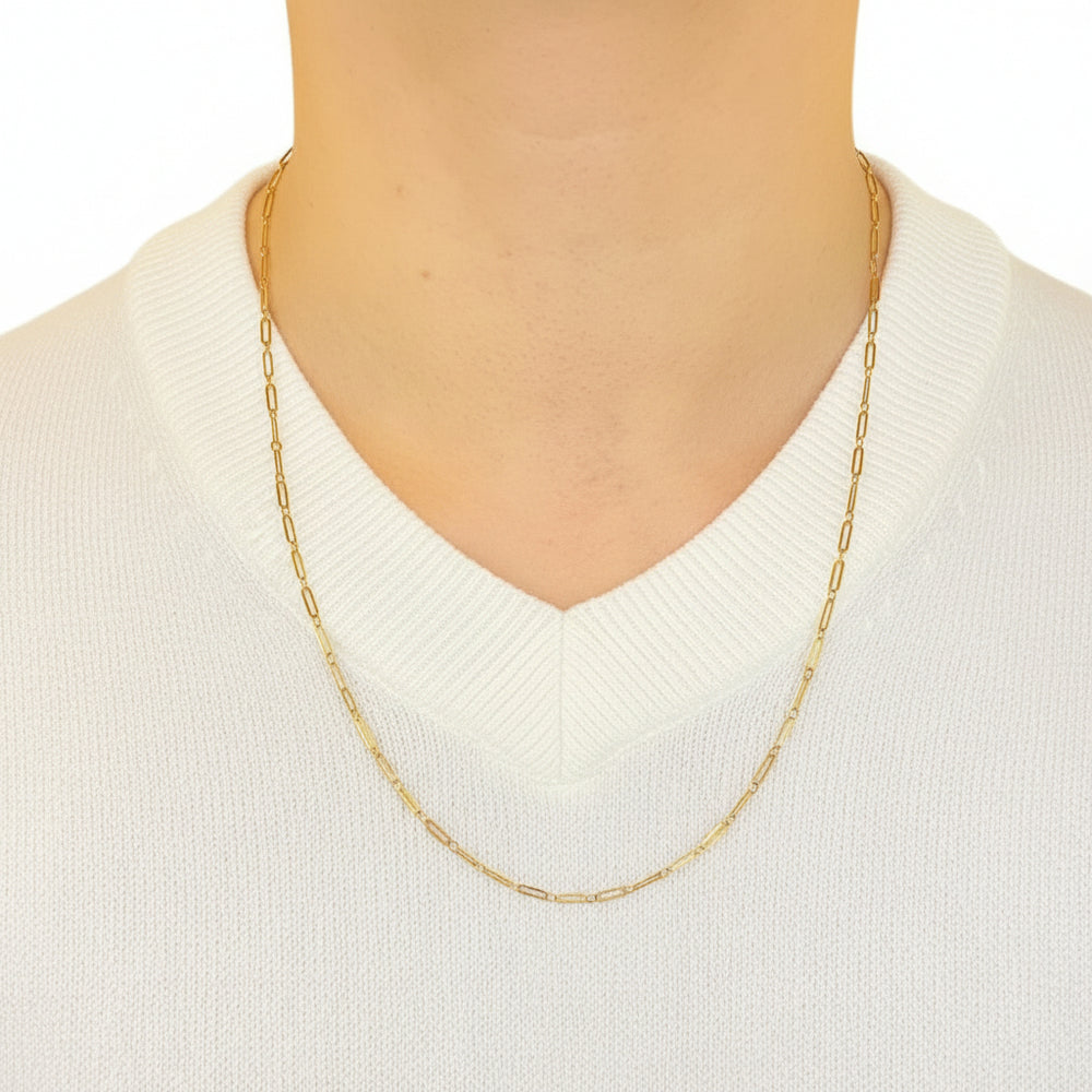 Collier Ras du Cou en Or Jaune 18K - 2.55g
