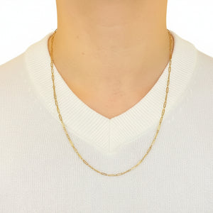 Collier Ras du Cou en Or Jaune 18K - 2.55g